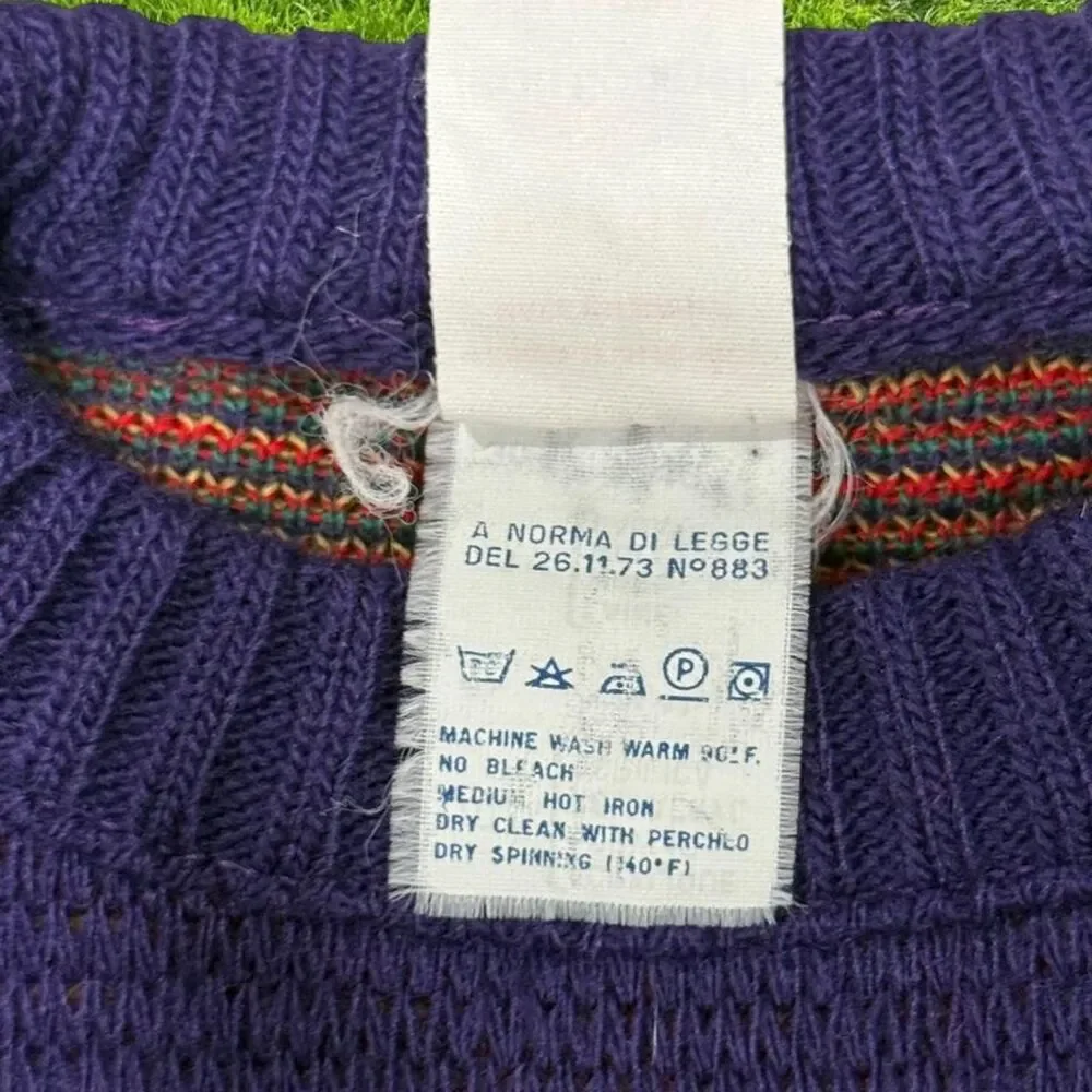 Jean-bourget Purple and Navy Jumper